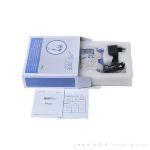 Digital Pocket Babies' Doppler with Speaker and Backlight LCD Display, Rechargeable Battery/Adapter